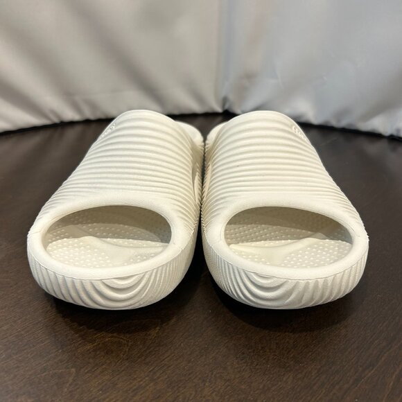 Crocs Mellow Tide Recovery Slide Sandal, Cream 7‎ - Picture 3 of 11